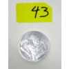 Image 1 : 1 Oz .999 Silver Mercury Greek Messenger God Round 