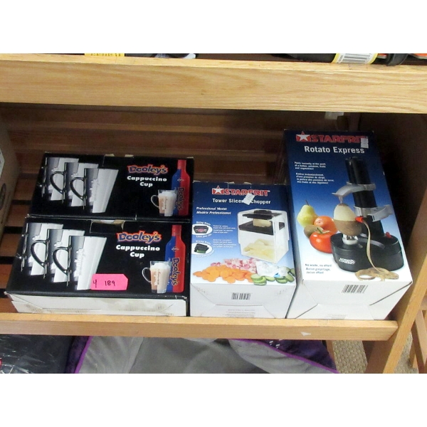 4 Piece Lot of Boxed Kitchen Ware