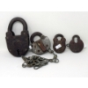 Image 1 : 3 Medium & 1 Large Vintage Padlocks 