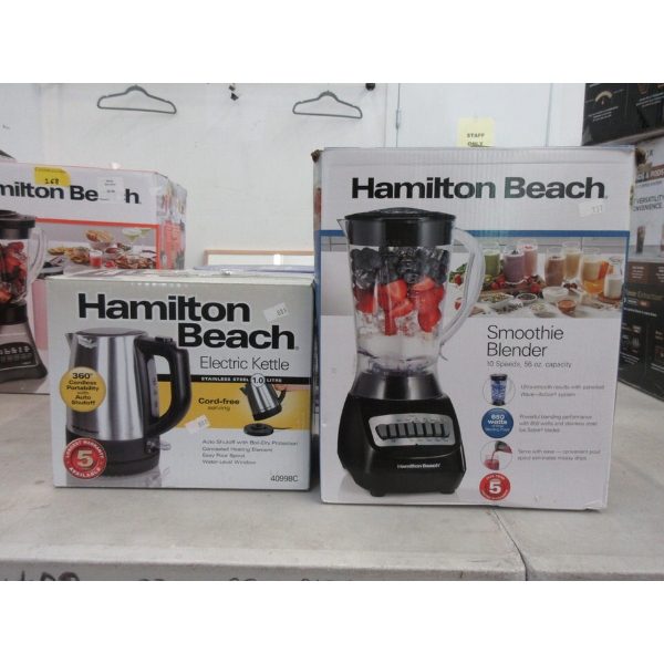 Hamilton Beach Blender & Cordless Kettle
