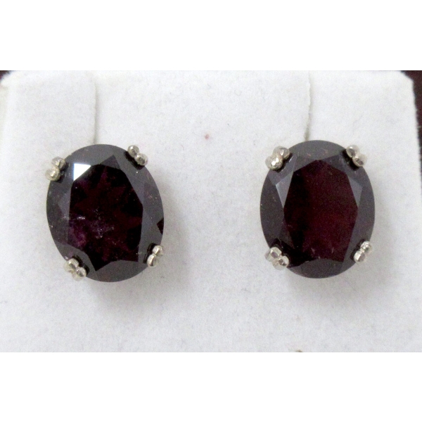 New 10.25 CT Natural Rhodolite Earrings 
