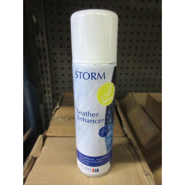 Case of Storm Weatherproofing Leather Enhancer