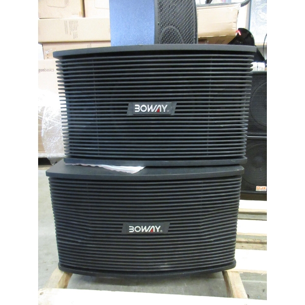 2 New Boway BW-K455 Speakers - No Box