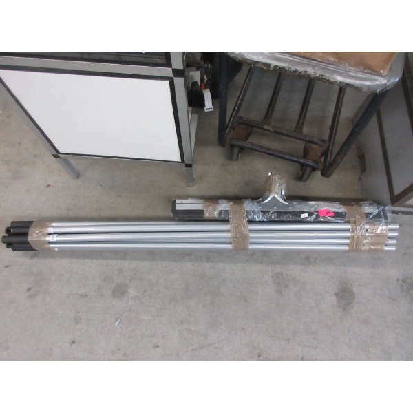 12 Industrial 28" Foam Floor Squeegees with Poles