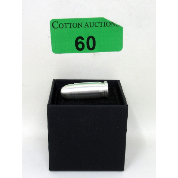 1 Oz .999 Silver .45 caliber 3D Bullet 