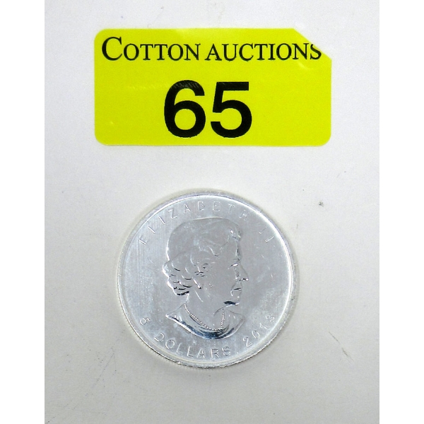 1 Oz .9999 Silver 2013 Maple Leaf Coin 