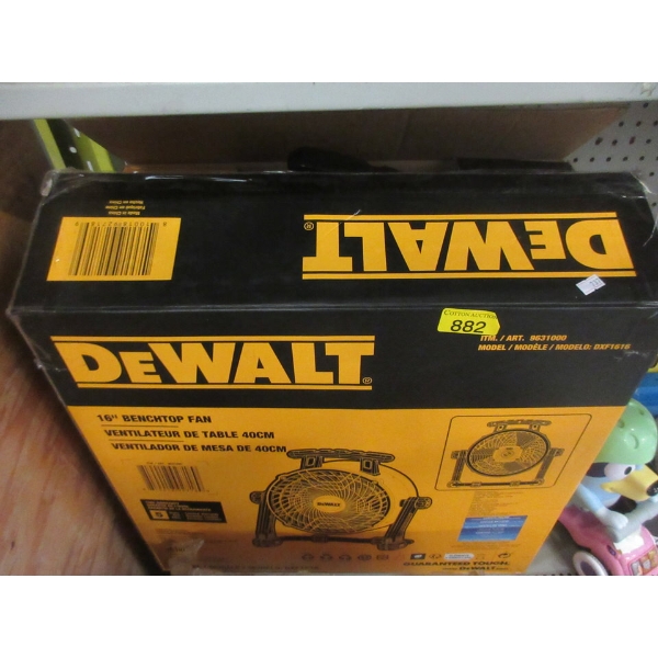 DeWalt 16" Bench Top Fan in Box