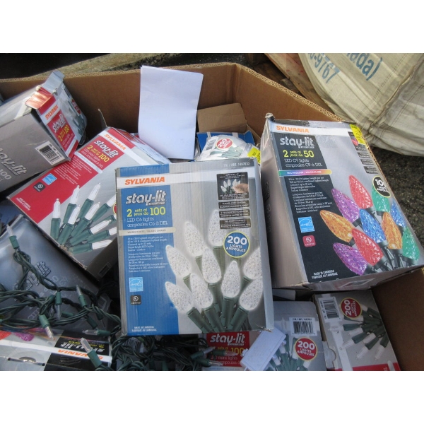 3 Boxes of Assorted Sylvania LED Light Strings