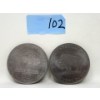 Image 1 : 2 x 1 Oz .999 Fine Titanium Buffalo USA Round 