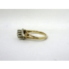 Image 3 : 14KT Gold Custom Made 4-Stone Diamond Ring 