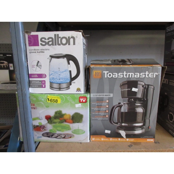 3 Customer Return Kitchen Appliances 