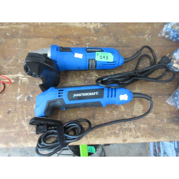 Mastercraft Corded Angle Grinder & Multitool 