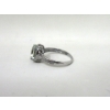 Image 3 : Green Amethyst & Diamond Ring in Sterling Silver