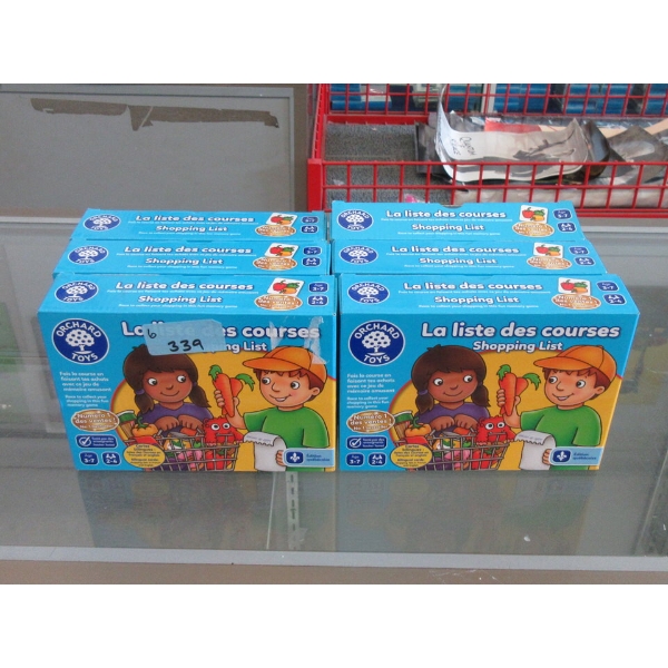 6 New Bilingual "Shopping List" Games -  Age 3-7