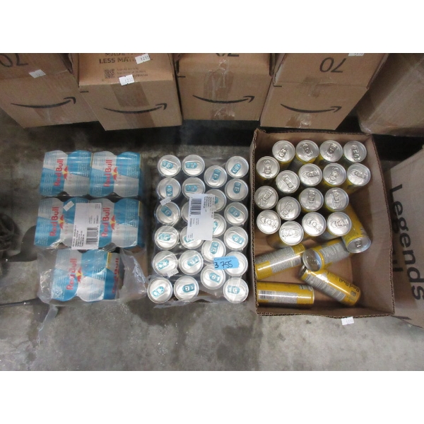 3 Boxes of Assorted 250 ml Red Bull Beverages