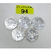 Image 1 : 5 x 1 Oz .999 Silver Liberty Bell Round 