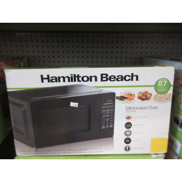 Hamilton Beach Microwave Oven - Black