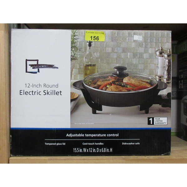 Mainstays 12-Inch Round Electric Skillet
