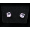 Image 1 : New Sterling Silver Amethyst Stud Earrings 