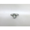 Image 1 : New 1.70 CT Green Amethyst & Diamond Solitaire Ring