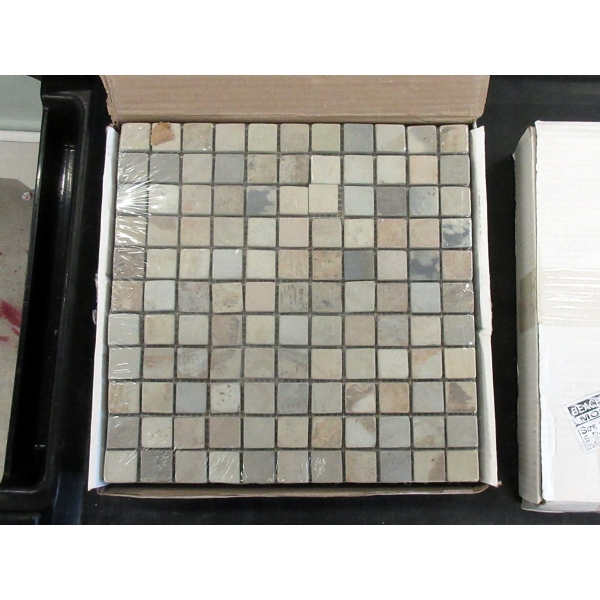 32 Boxes of New Beach Sand Mosaic Tile - 1  x 1 