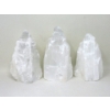 Image 1 : 3 Selenite Crystal Healing Towers - Tallest 6"