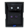 Image 2 : Amethyst Stud Earrings & Blue Topaz Stud Earrings