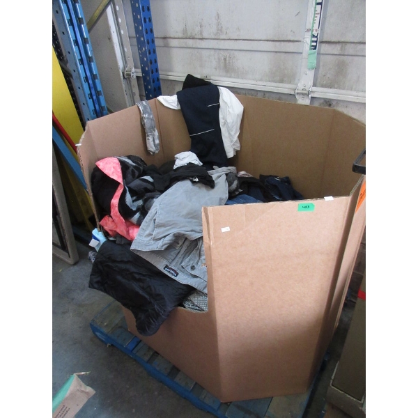Skid of Overstock & Customer Return Clothing - As Is