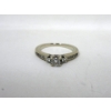 Image 1 : 14 KT White Gold .36 CTW Diamond Ring