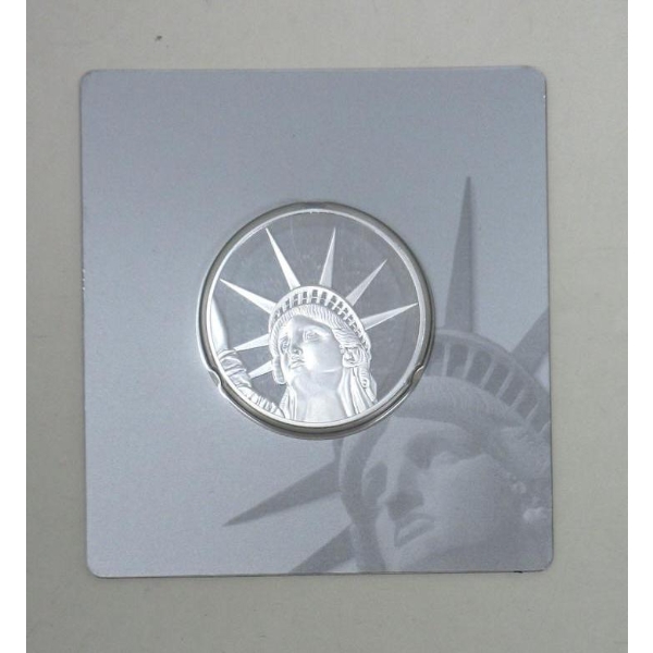 1.5 Oz  2017 Liberty .999 Silver Certified Round 