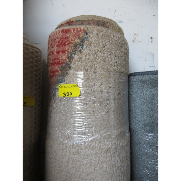 8' x 10'  Brown Patterned Low Pile Area Carpet