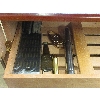 Image 4 : Free Standing 4 Shelf Humidor Cabinet with Key