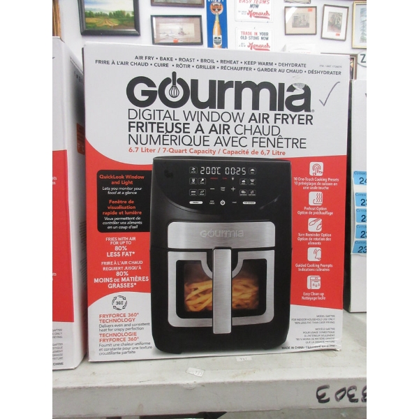 Gourmia Digital Window Air Fryer - Tested Working