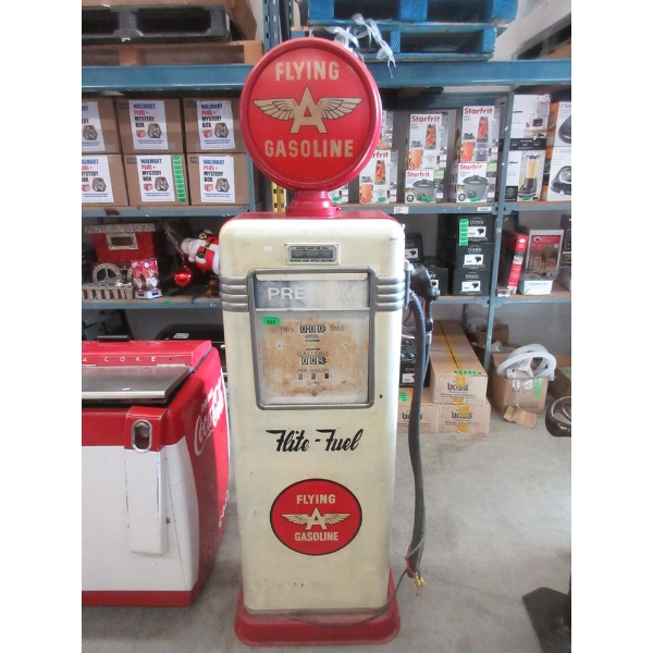 Vintage Flite-Fuel Flying Gasoline Pump