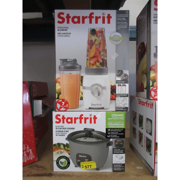 Starfrit Personal Blender & 10-Cup Rice Cooker