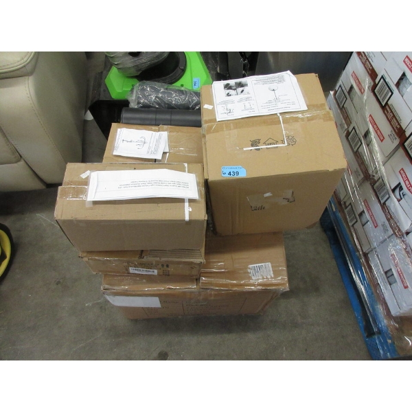 6 Assorted Light Fixtures in Boxes