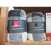 Image 1 : 2 New Velvet Plush Throws - Grey 