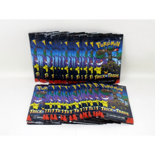 40 New Packs of 3 Pokemon "Trick or Trade" Cards