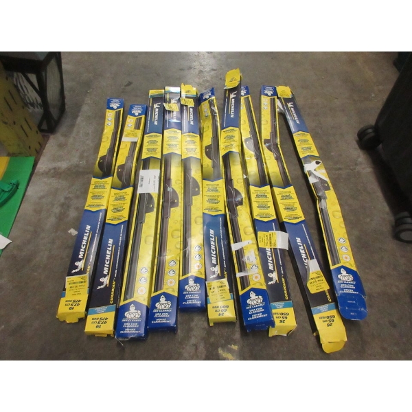 10 Assorted Michelin Windshield Wiper Blades