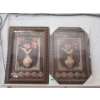 Image 1 : 2 New Oversize 3D Wall Art - 28" x 38" Each