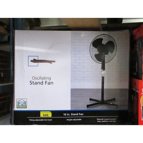 Mainstays Oscillating Tower Fan - In Box 