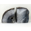Image 1 : Polished Brazilian Crystal Agate Bookend Set