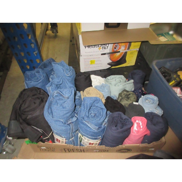 Box of Overstock & Customer Return Clothing