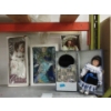 Image 1 : Porcelain Tree Topper & 3 Porcelain Dolls