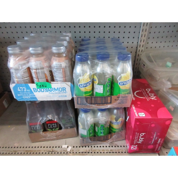 5 Cases of Assorted Canned & Bottled Beverages