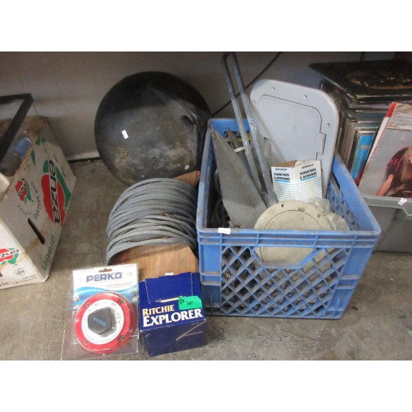 5+ Piece Lot of Nautical Tools & Gear