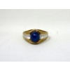 Image 2 : 10 KT Gold 2.4 Carat Star Sapphire Ring - Size 8