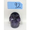 Image 1 : 517 Carat Amethyst Hand-Carved Skull 