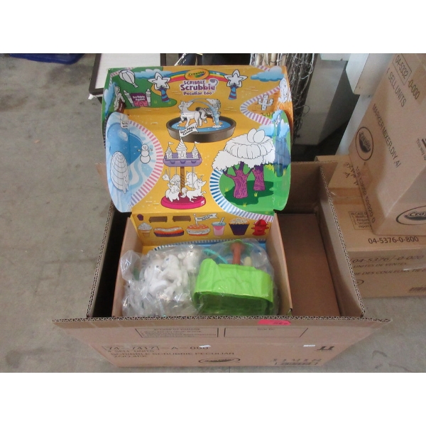 Case of 4 New Crayola Scribble Scrubble Sets
