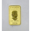 Image 2 : 1/10 Oz .9999 2016 Legal Tender $25 Coin 